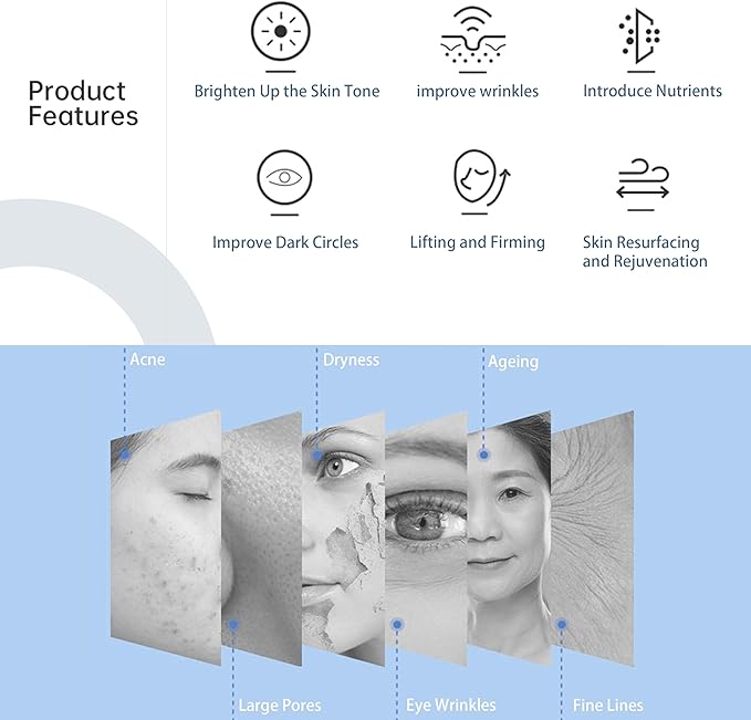 Micro-Vibration Eye & Face Massager – Dark Circle Reducer, Anti-Wrinkle, Skin Tightening & Lifting Device