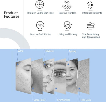 Micro-Vibration Eye & Face Massager – Dark Circle Reducer, Anti-Wrinkle, Skin Tightening & Lifting Device