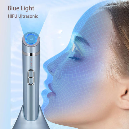 Micro-Vibration Eye & Face Massager – Dark Circle Reducer, Anti-Wrinkle, Skin Tightening & Lifting Device